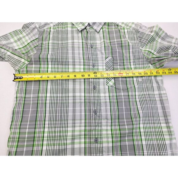 Columbia Omni Wick Advanced Evaporation Size Medium Men Check Short Sleeve Shirt - Picture 3 of 10